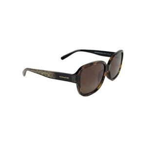 COACH 5120T5 Dark Tortoise Brown Green Polarized 5716 140 Women's Sunglasses